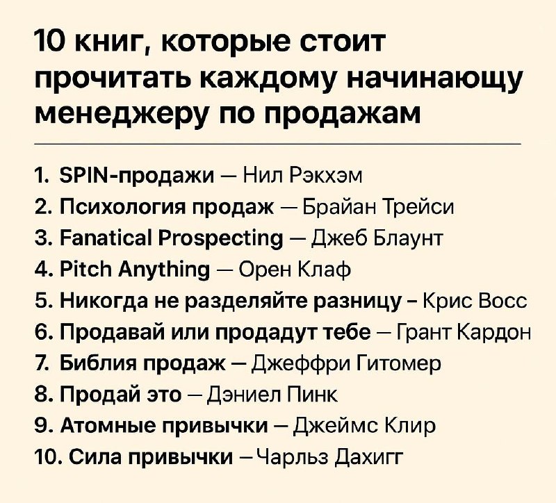 📚 10 книг, которые стоит прочитать каждому начинающему менеджеру по продажам
1️⃣ Нил Рэкхэм — “SPIN-продажи”
Классика B2B-продаж | Сетка — социальная сеть от hh.ru