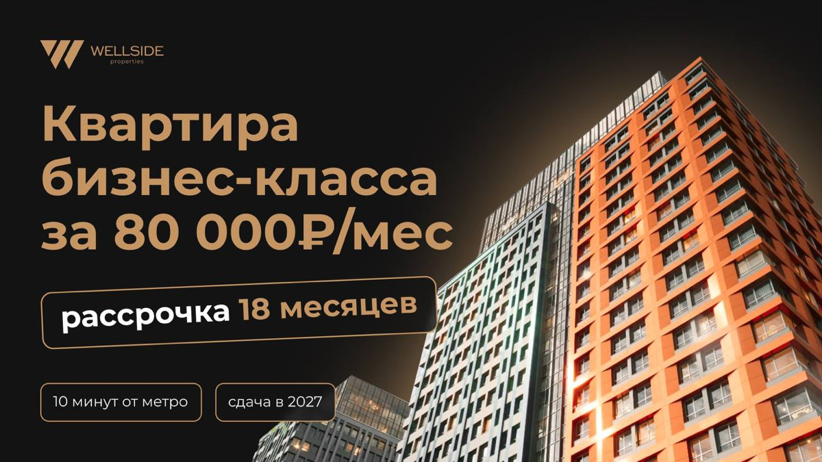 Квартиры в рассрочку с первым взносом от 30% и платежом 80 0 | Сетка — социальная сеть от hh.ru