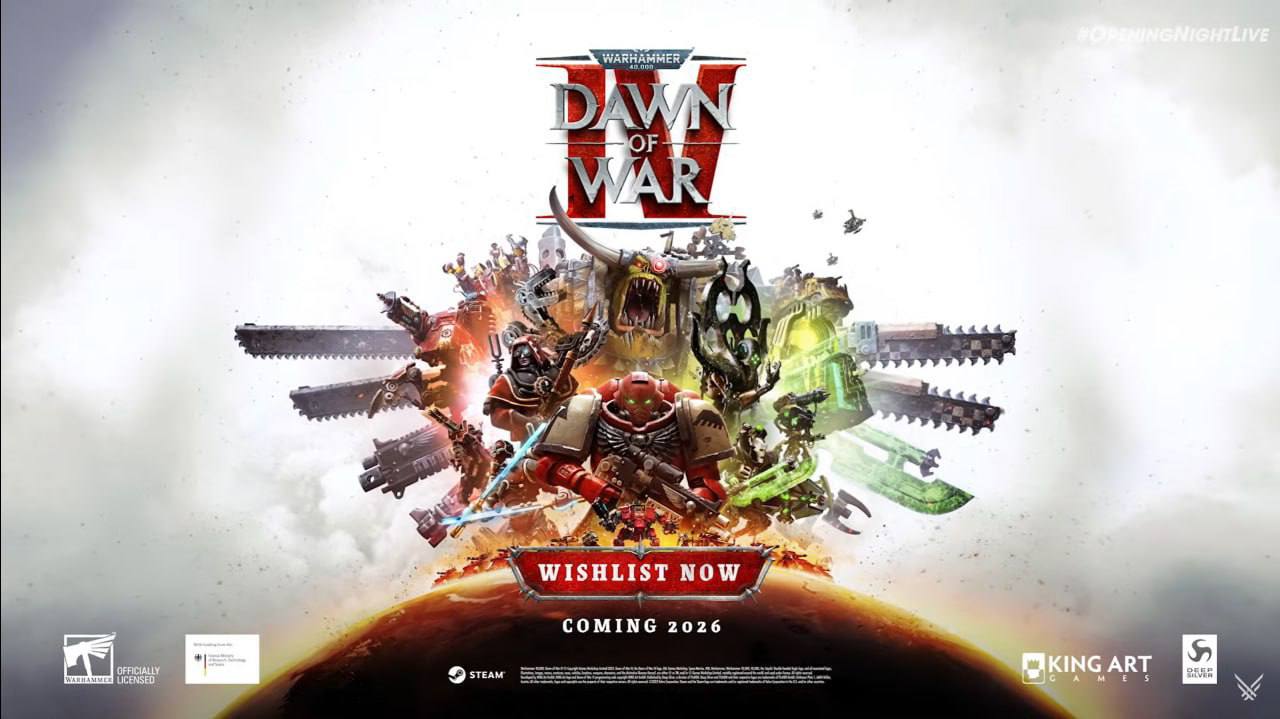Анонсировали Warhammer Dawn of War IV
Релиз в 2026 | Сетка — социальная сеть от hh.ru
