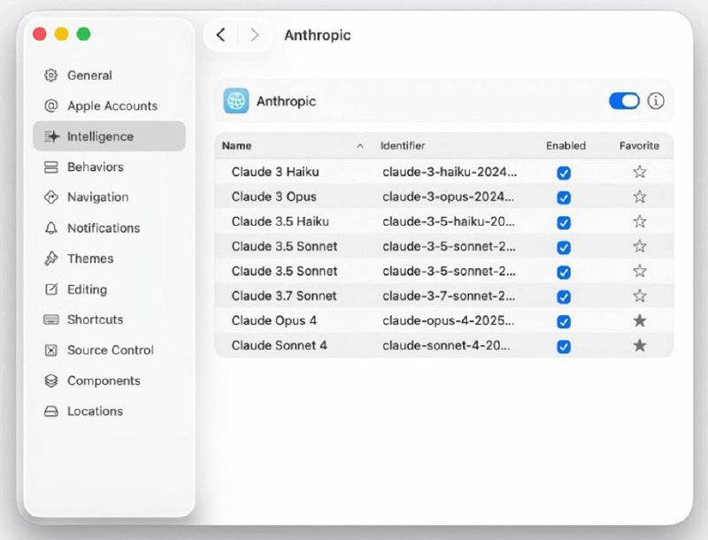 В Xcode 26 beta 7 обнаружена поддержка моделей Anthropic Claude
В коде свежей тестовой сборки Xcode 26 beta 7 обнаружены прямые ссылки на интеграцию с искусственным интеллектом Claude от компании Anth... | Сетка — социальная сеть от hh.ru