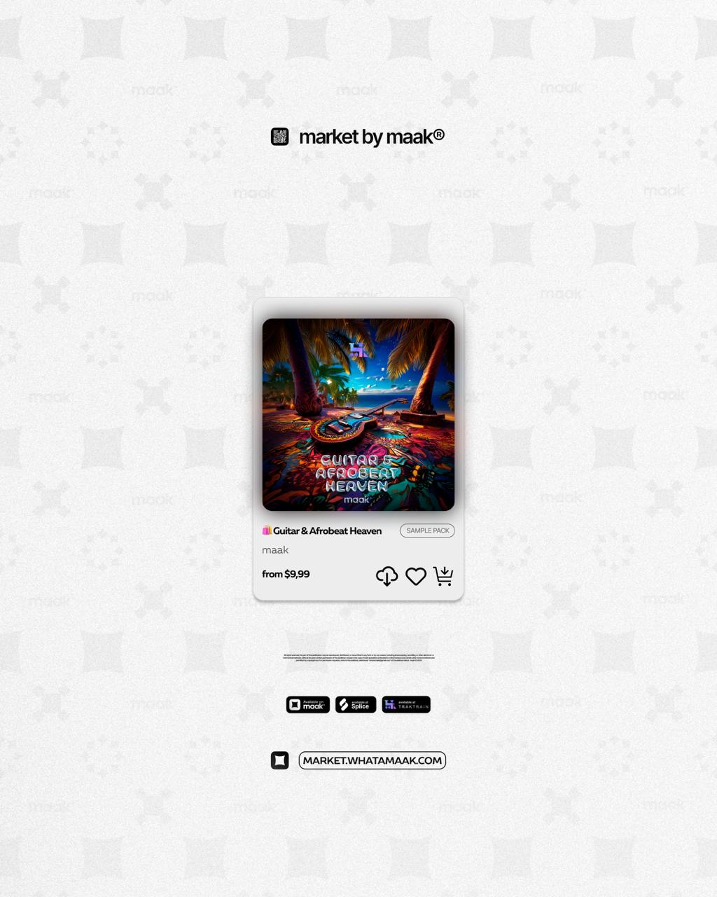🛍 Новый цифровой товар ╳ «Guitar & Afrobeat Heaven» Sample Pack
Погрузись в мир «Guitar & Afrobeat Heaven» — яркий и динамичный звук, созданный талантливой командой maak® | Сетка — социальная сеть от hh.ru