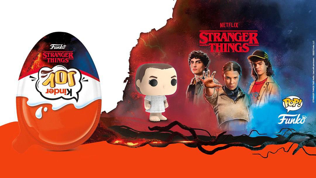 Ого, Очень странные дела, Kinder Joy и Funko Pop заколлабились и выпустили серию шоколадных яиц с персонажами из грядущего пятого сезона сериала | Сетка — социальная сеть от hh.ru