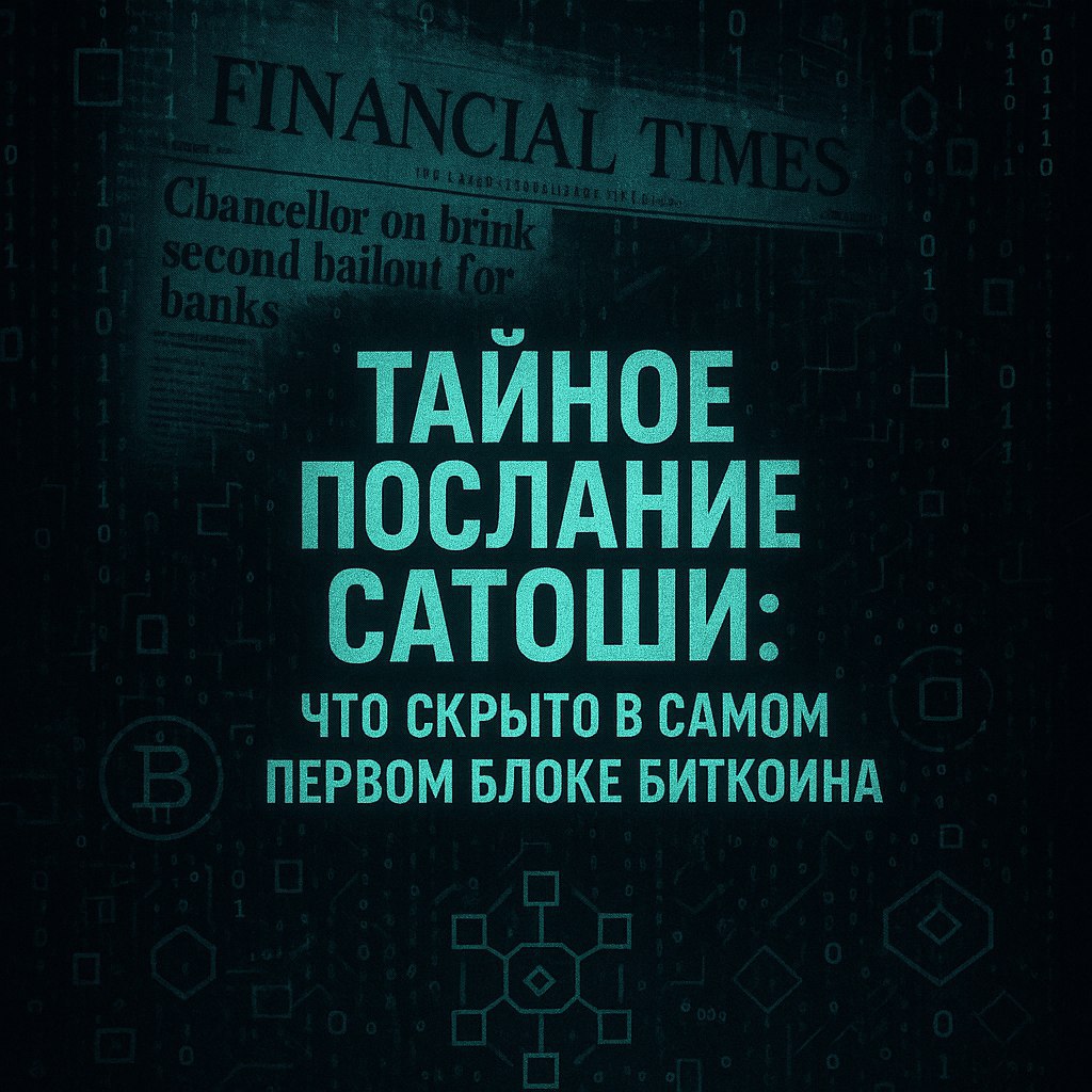 🪙 Тайное послание Сатоши: Что скрыто в самом первом блоке биткоина
Привет!
Сегодня разберем одну из самых крутых деталей в истории биткоина — пасхалку Сатоши Накамото в генезис-блоке | Сетка — социальная сеть от hh.ru