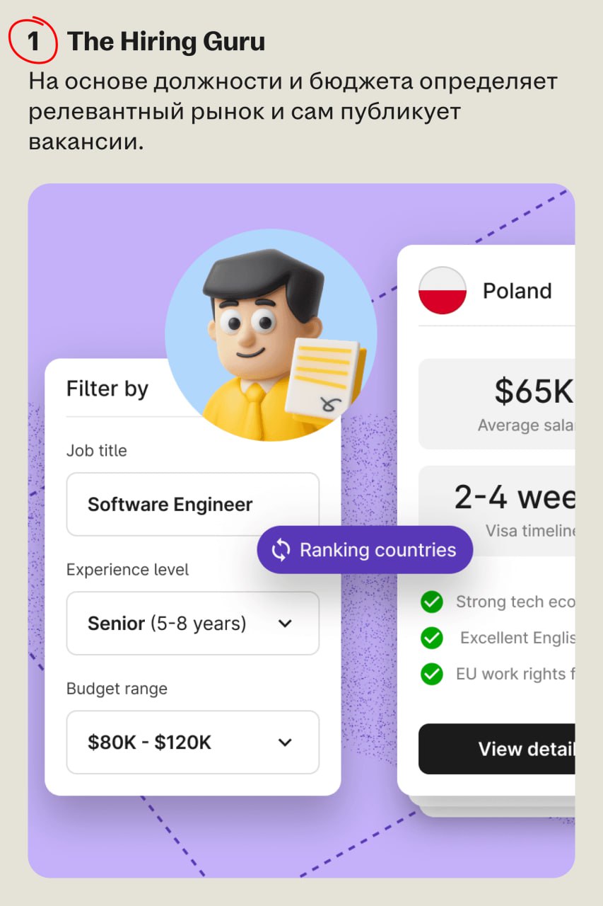 Deel объявил о запуске AI Workforce и представил 7 проактивных ИИ-агентов
➡️ Что случилось
Один из крупнейших HR-игроков на рынке представил пакет ИИ-агентов — AI Workforce | Сетка — социальная сеть от hh.ru