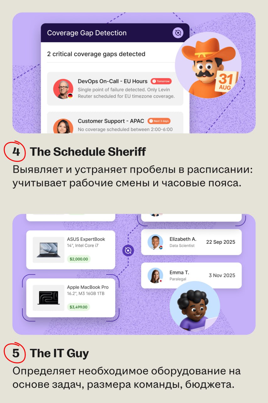 Deel объявил о запуске AI Workforce и представил 7 проактивных ИИ-агентов
➡️ Что случилось
Один из крупнейших HR-игроков на рынке представил пакет ИИ-агентов — AI Workforce | Сетка — социальная сеть от hh.ru