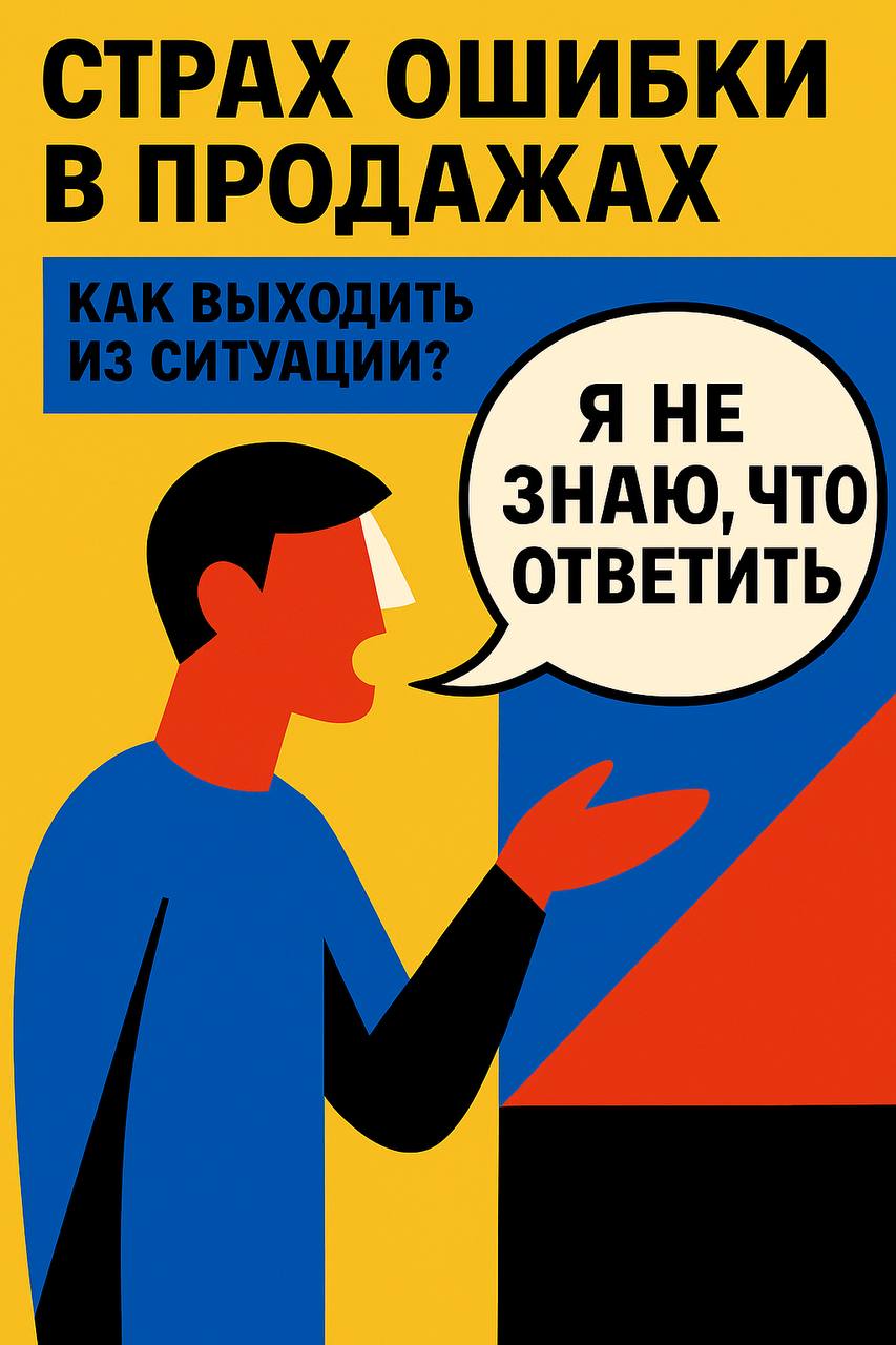 Страх ошибки в продажах
Одна из самых коварных ловушек для менеджера — это желание подготовиться «на 146%» | Сетка — социальная сеть от hh.ru