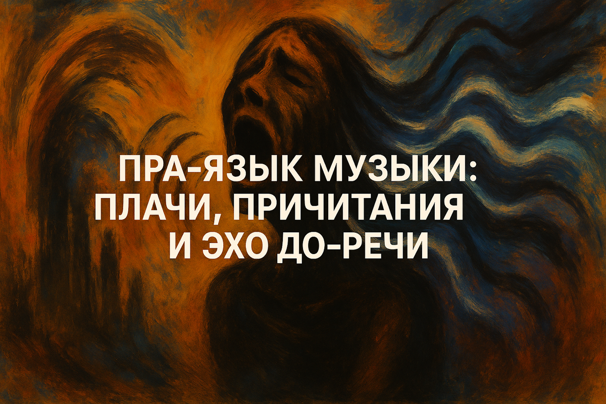 ПРА-ЯЗЫК МУЗЫКИ: ПЛАЧИ, ПРИЧИТАНИЯ И ЭХО ДО-РЕЧИ | Сетка — социальная сеть от hh.ru