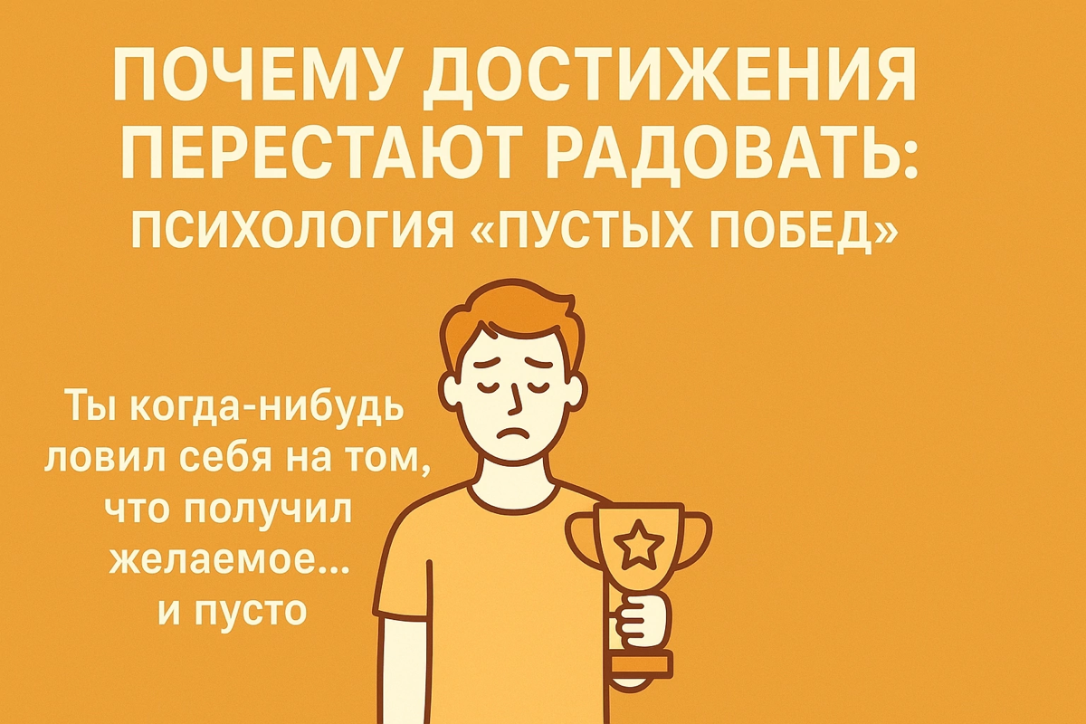 Почему достижения перестают радовать: психология “пустых поб | Сетка — социальная сеть от hh.ru