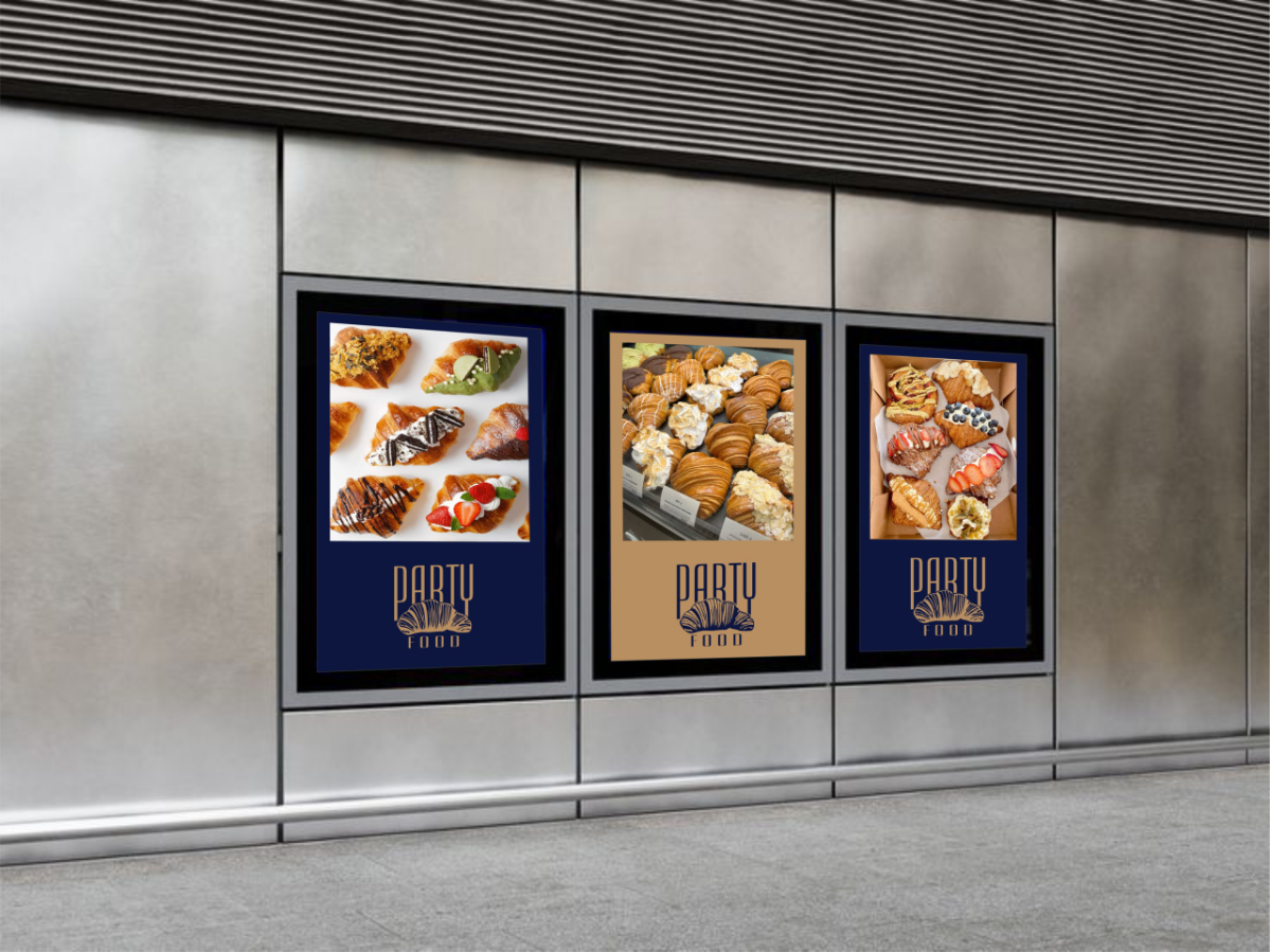 Party Food: Свежий взгляд на вкуснейшие круассаны!  
Представляем итог большой творческой работы, новый фирменный стиль и запоминающийся логотип бренда Party Food, специализирующегося на изготовлении ... | Сетка — социальная сеть от hh.ru