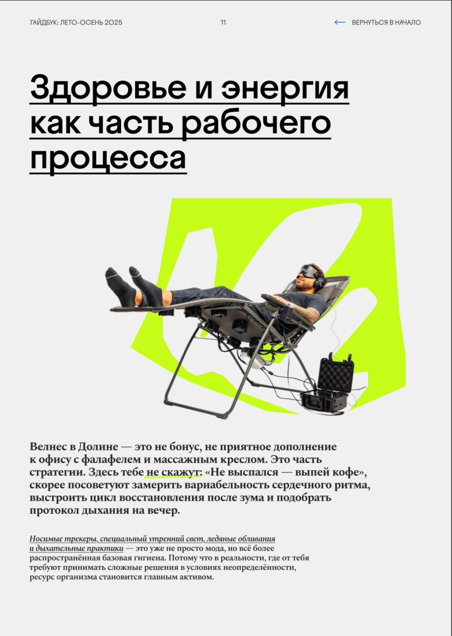 Велнес как зеркало будущего — тренды работы над своим состоянием в Кремниевой долине
Мы с командой аутдор-проекта Дикие, кажется, проделали классную работу и по форме, и по содержанию | Сетка — социальная сеть от hh.ru
