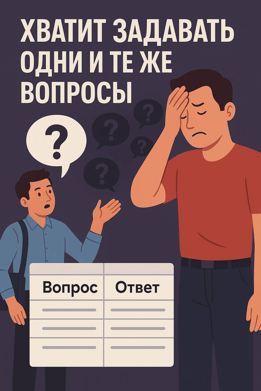 «Хватит задавать одни и те же вопросы»
Меняются люди — вопросы не меняются.
И это, честно говоря, начинает бесить | Сетка — социальная сеть от hh.ru