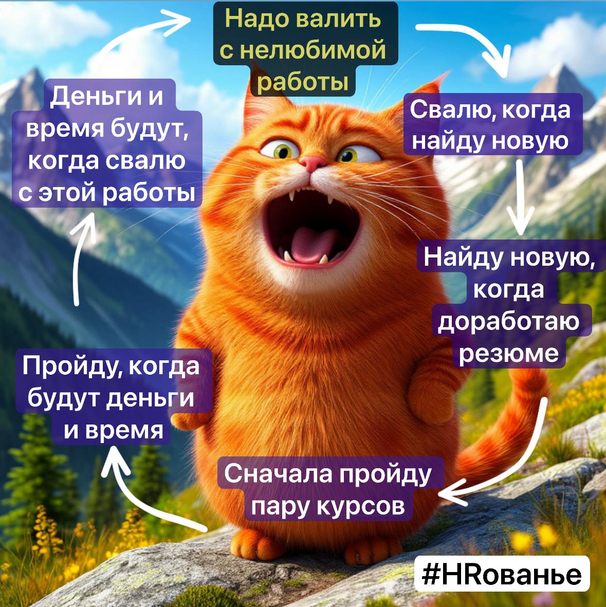 Знакомо?
Мы все так делаем 😏
Откладываем первый шаг, потому что боимся:
• Что нас не выберут.
• Что мы «недостаточно хороши».
• Что начнём и бросим.
• Что потратим деньги, время — и ничего не выйдет | Сетка — социальная сеть от hh.ru