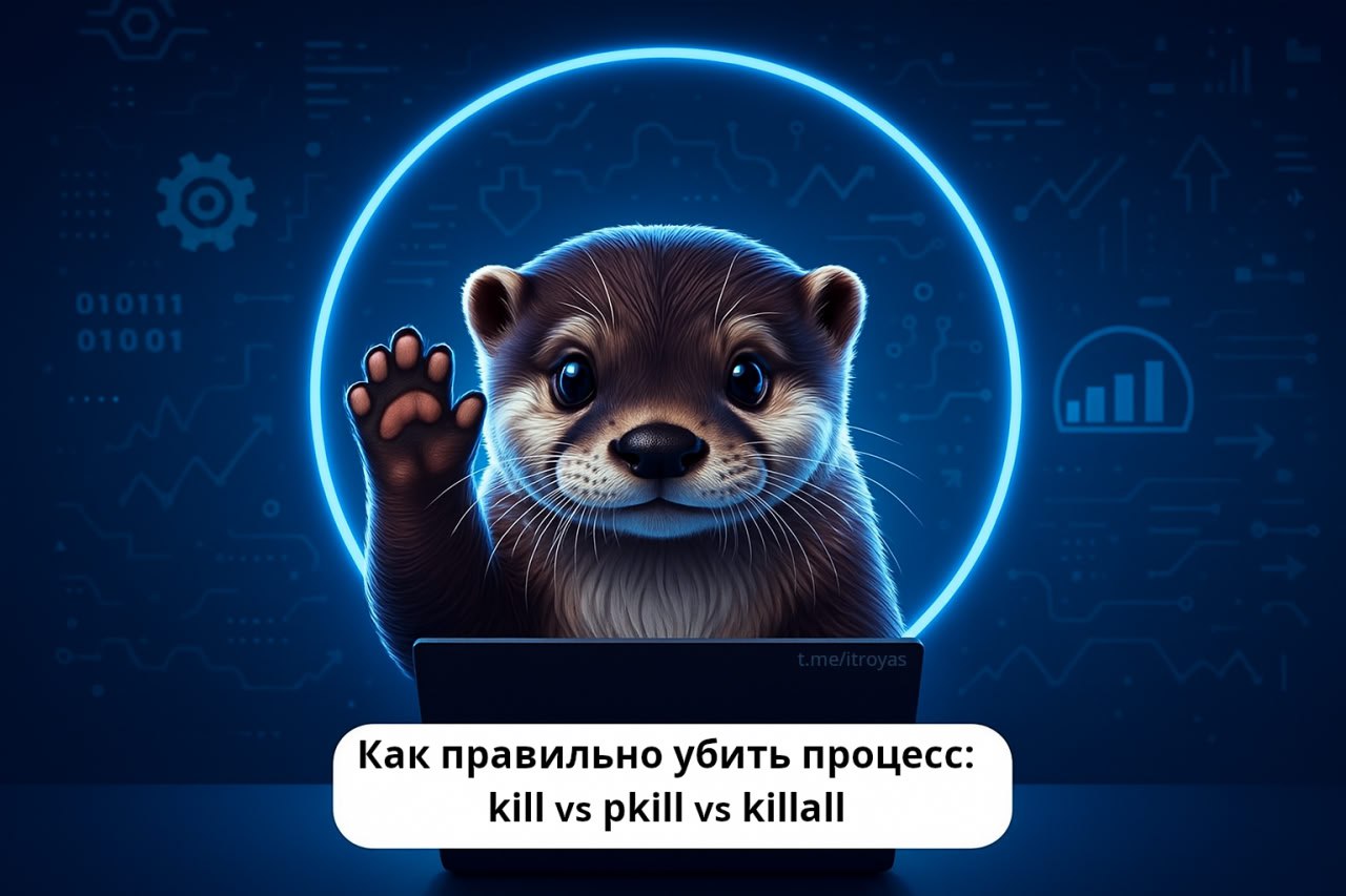 💀Как правильно убить процесс: kill vs pkill vs killall
🧠 Иногда процесс завис так, что не отвечает, жрёт ресурсы или тупо мешает | Сетка — социальная сеть от hh.ru