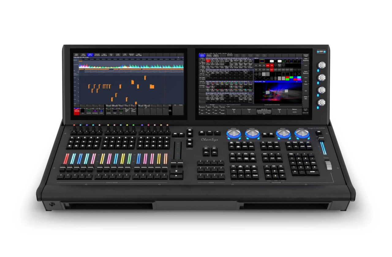 Пульт управления светом MagicQ MQ500M+
Бренд: Chamsys
Артикул: CS100607
Наличие: 2 шт
Световая консоль MagicQ MQ500M+
400 DMX потоков. Моторизированные фейдера. 15 энкодеров для управления плейбеками | Сетка — социальная сеть от hh.ru