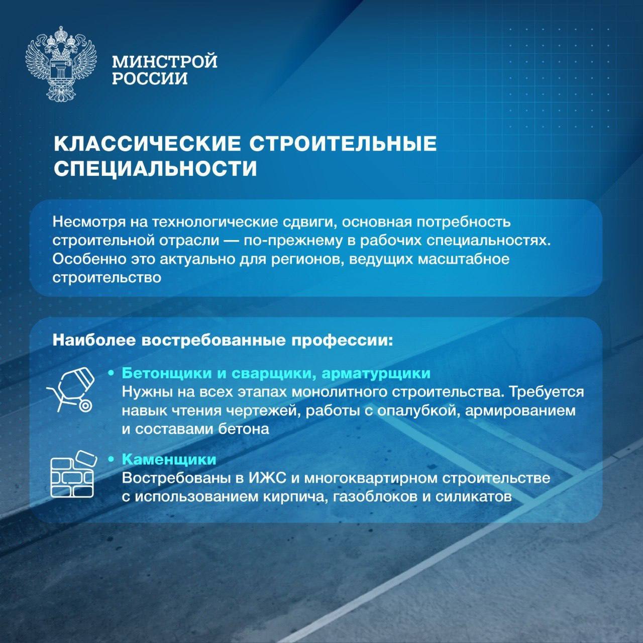 Актуальные профессии в строительстве: что востребовано сейчас?
🏗️ Российский строительный рынок меняется — вместе с технологиями, нормативами и требованиями к качеству | Сетка — социальная сеть от hh.ru