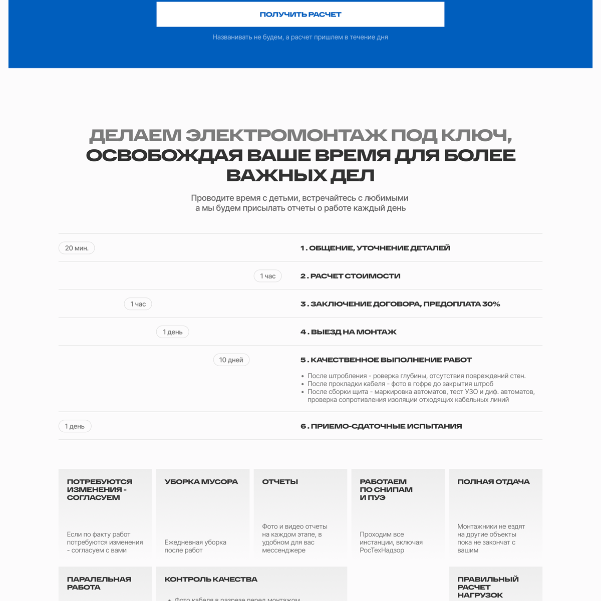 СДЕЛАЛ ЛУЧШИЙ САЙТ НА ТИЛЬДЕ ДЛЯ ЭЛЕКТРОМОНТАЖНИКОВ | Сетка — социальная сеть от hh.ru