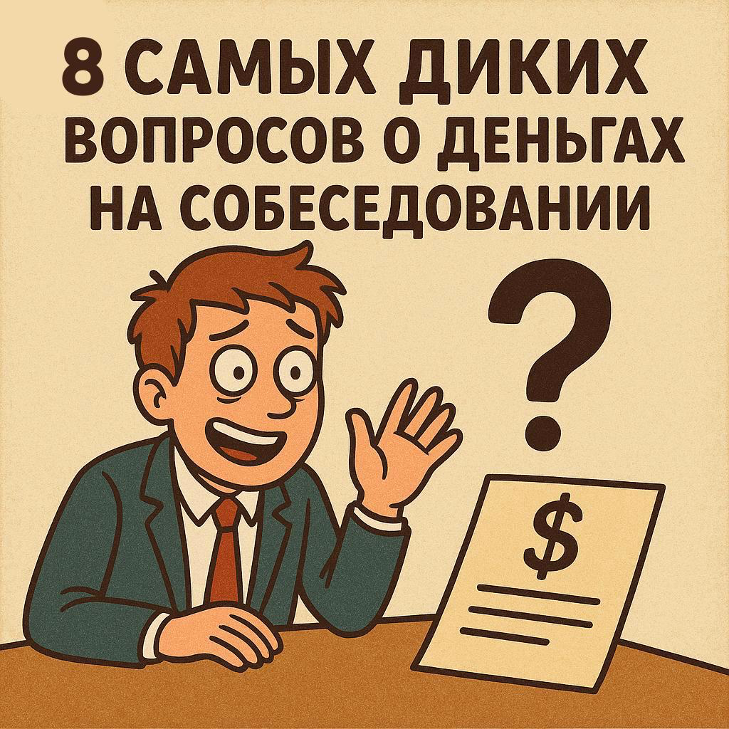 8 самых диких вопросов о деньгах на собеседовании | Сетка — социальная сеть от hh.ru