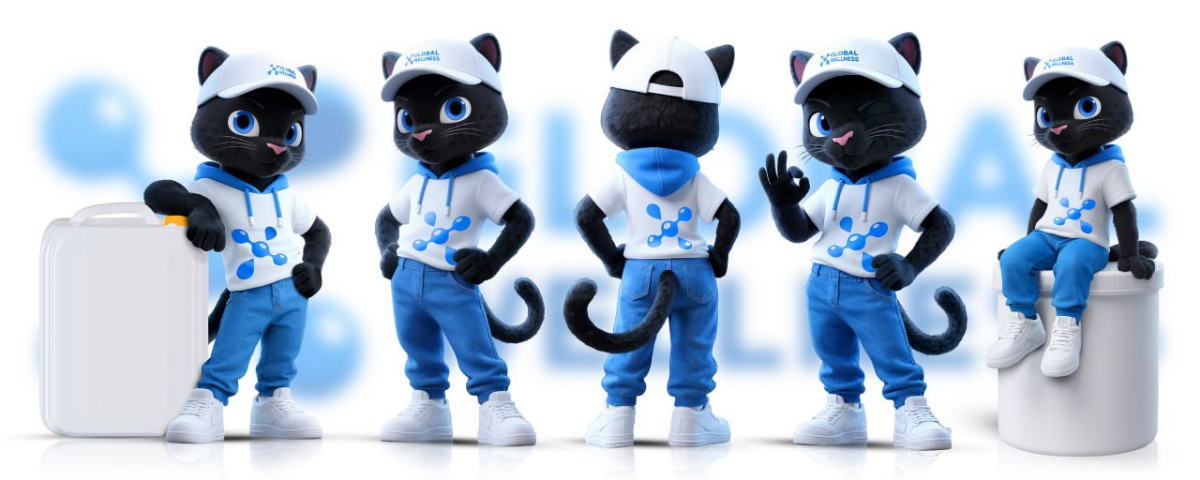 Кейс персонаж для бренда Global Wellness 💧 | Сетка — социальная сеть от hh.ru