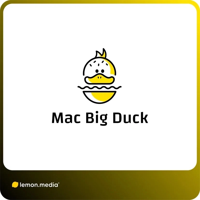Логотип для компании «Mac Big Duck» | Сетка — социальная сеть от hh.ru