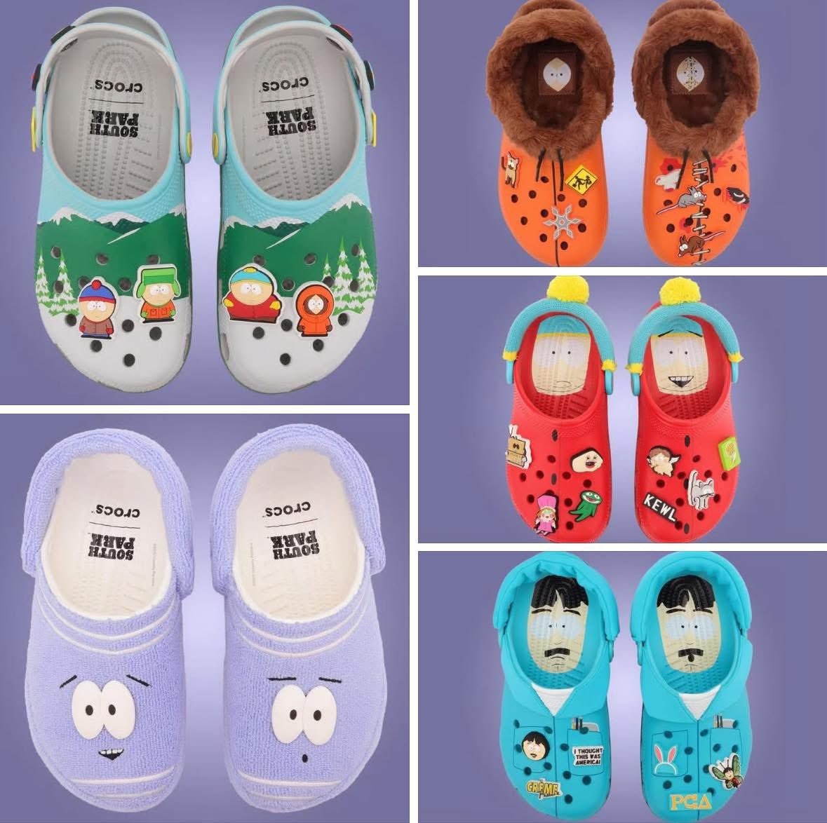 ⚡️ Crocs выпустит коллабу с Южным парком. Сабо должны выйти уже 4 сентября и будут стоить $80.
Встаём в очередь за кроксами с Полотенчиком 🙉 | Сетка — социальная сеть от hh.ru