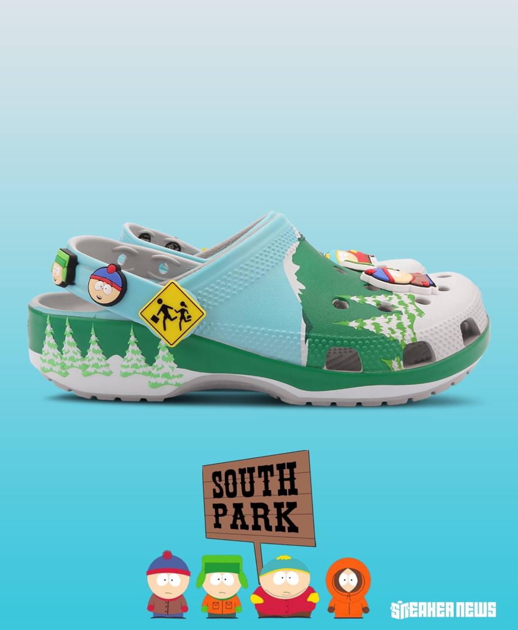 ⚡️ Crocs выпустит коллабу с Южным парком. Сабо должны выйти уже 4 сентября и будут стоить $80.
Встаём в очередь за кроксами с Полотенчиком 🙉 | Сетка — социальная сеть от hh.ru
