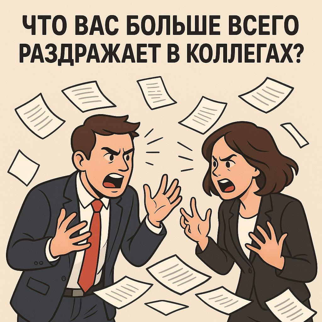 😡 ЧТО ВАС БОЛЬШЕ ВСЕГО РАЗДРАЖАЕТ В КОЛЛЕГАХ? | Сетка — социальная сеть от hh.ru