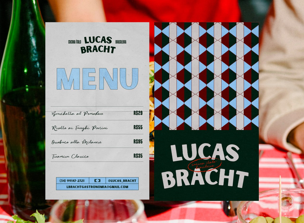 Что будет если смешать Бразилию, Италию и СССР?
Lucas Bracht — это кулинарный проект, объединяющий итальянское наследие и бразильскую душу | Сетка — социальная сеть от hh.ru