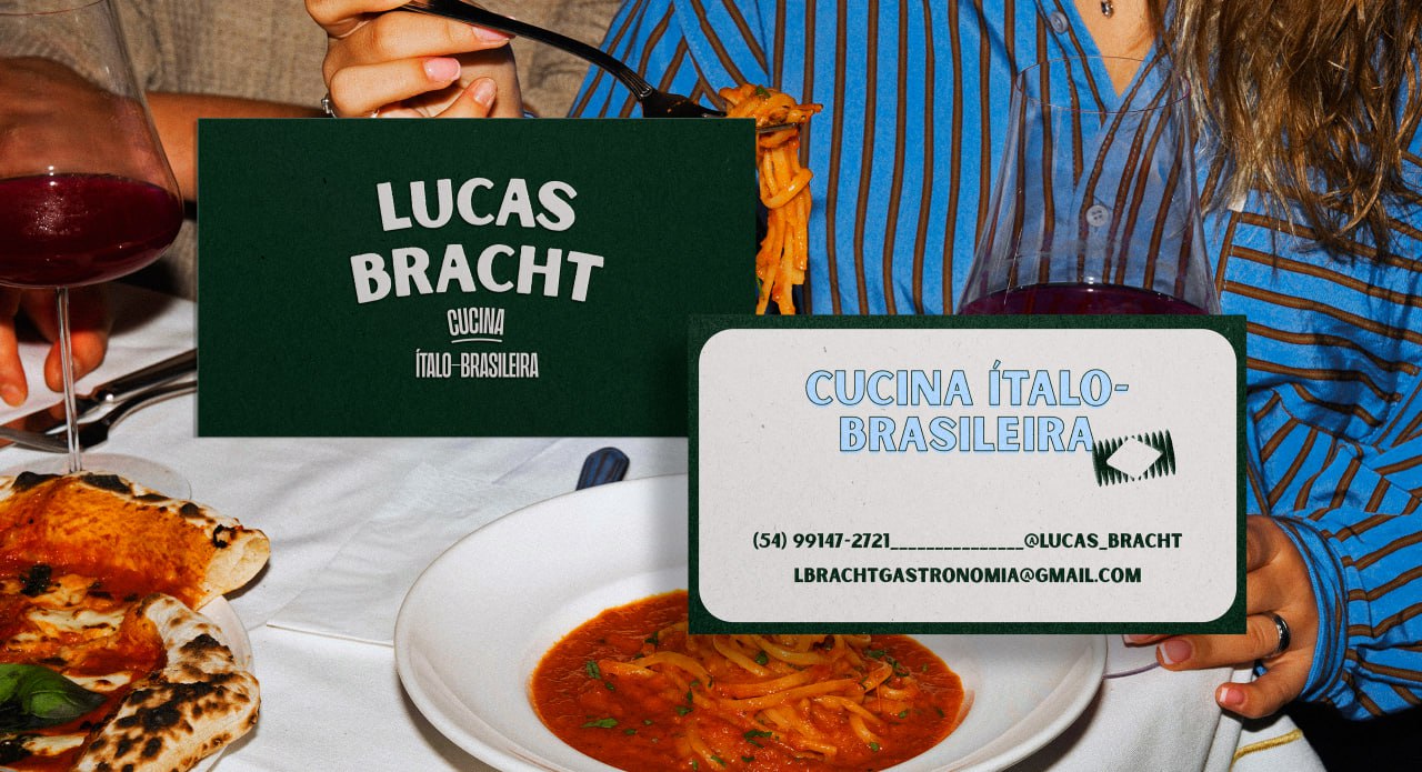 Что будет если смешать Бразилию, Италию и СССР?
Lucas Bracht — это кулинарный проект, объединяющий итальянское наследие и бразильскую душу | Сетка — социальная сеть от hh.ru