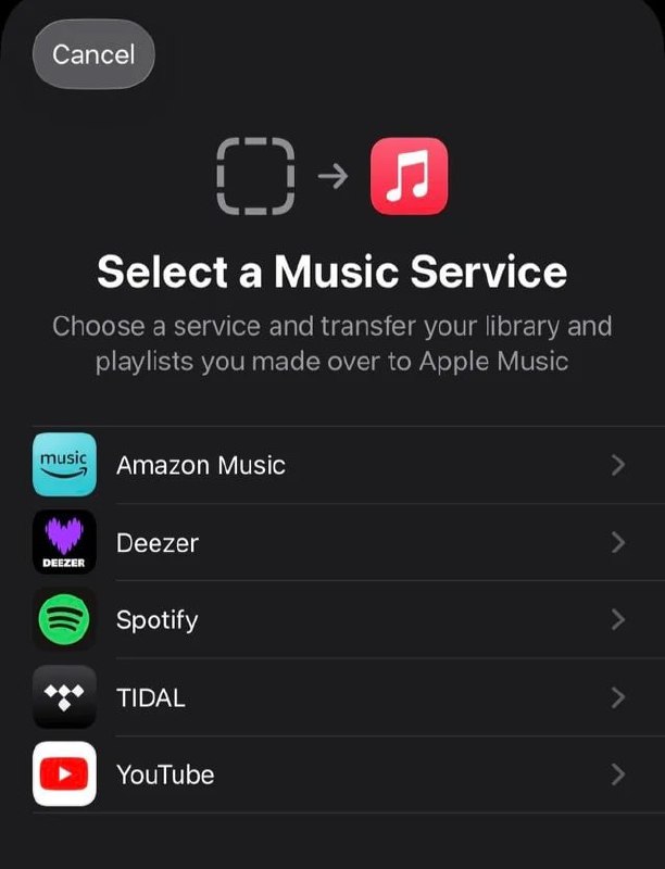 Apple Music запустила перенос плейлистов из других музыкальных стримингов. Функция будет доступна начиная с iOS 26.
Ждём падения железного занавеса и поддержку Яндекс Музыки 🤓 | Сетка — социальная сеть от hh.ru