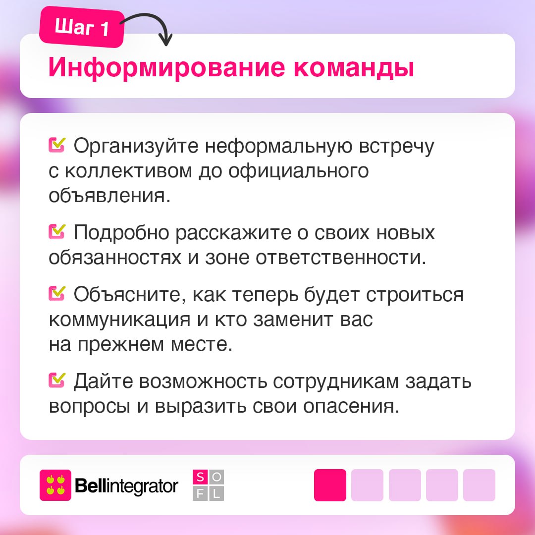 Новая должность: выстраиваем эффективное взаимодействие с командой⚡️
Переход на руководящую позицию требует переориентации с выполнения задач на управление процессами | Сетка — социальная сеть от hh.ru
