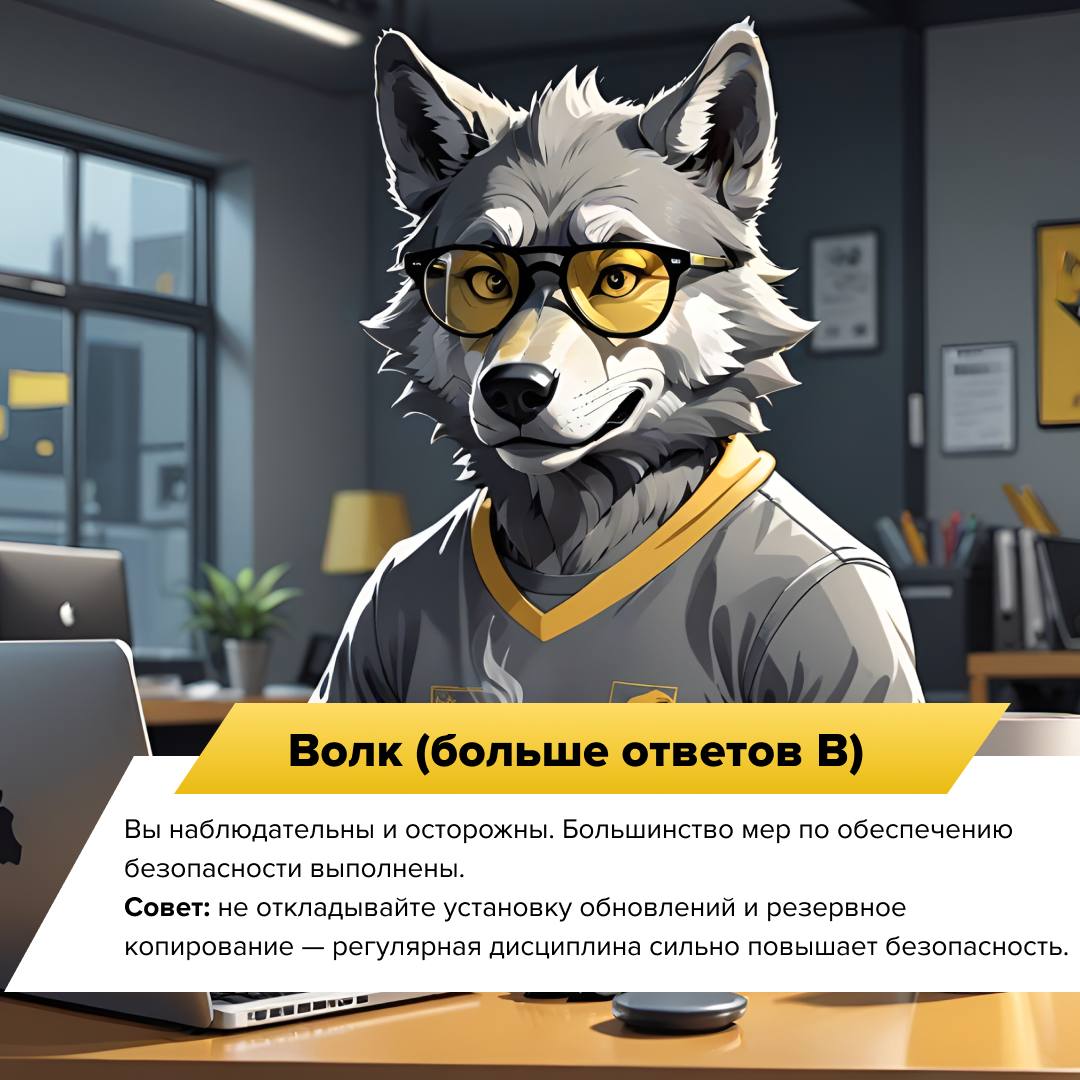 Киберпортрет 👾
5 простых вопросов, чтобы узнать свой киберпортрет.
Отвечайте честно — здесь нет правильных или неправильных вариантов. | Сетка — социальная сеть от hh.ru