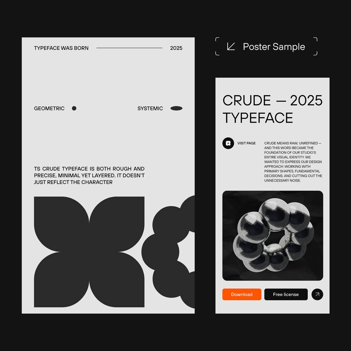 Typeface Crude | Сетка — социальная сеть от hh.ru