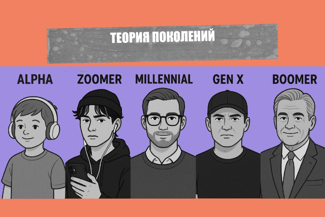 Теория поколений: особенности и подходы к работе. | Сетка — социальная сеть от hh.ru