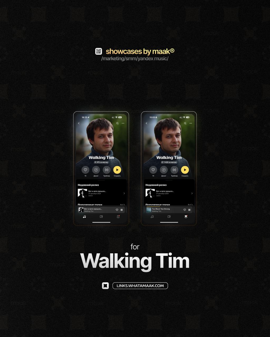 📱 Новый кейс — Продвижение в Яндекс Музыке для Walking Tim
✅ Что было сделано?
— Комплексное продвижение трека с целью увеличения прослушиваний и вовлеченности
🔥Заказать продвижение
⚡️Другие услуги
#b... | Сетка — социальная сеть от hh.ru