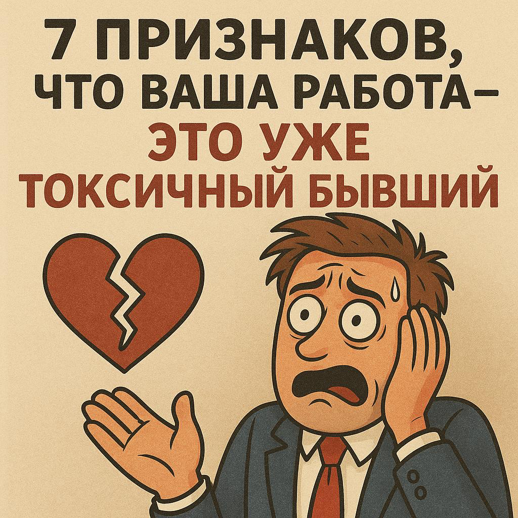 😭 7 ПРИЗНАКОВ, ЧТО ВАША РАБОТА - ЭТО УЖЕ ТОКСИЧНЫЙ БЫВШИЙ | Сетка — социальная сеть от hh.ru