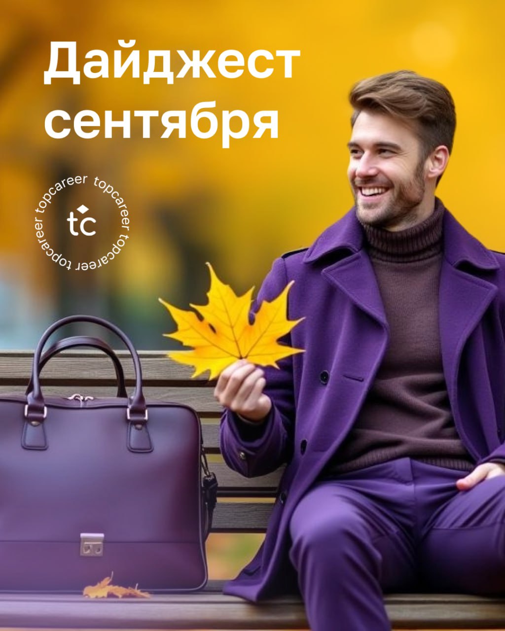🍃 С первым днем осени и с Днем Знаний!
Самое время, чтобы запланировать обучение и прокачать в свою экспертизу!
➡️ Поэтому традиционно делимся дайджестом полезных мероприятий topcareer | Сетка — социальная сеть от hh.ru
