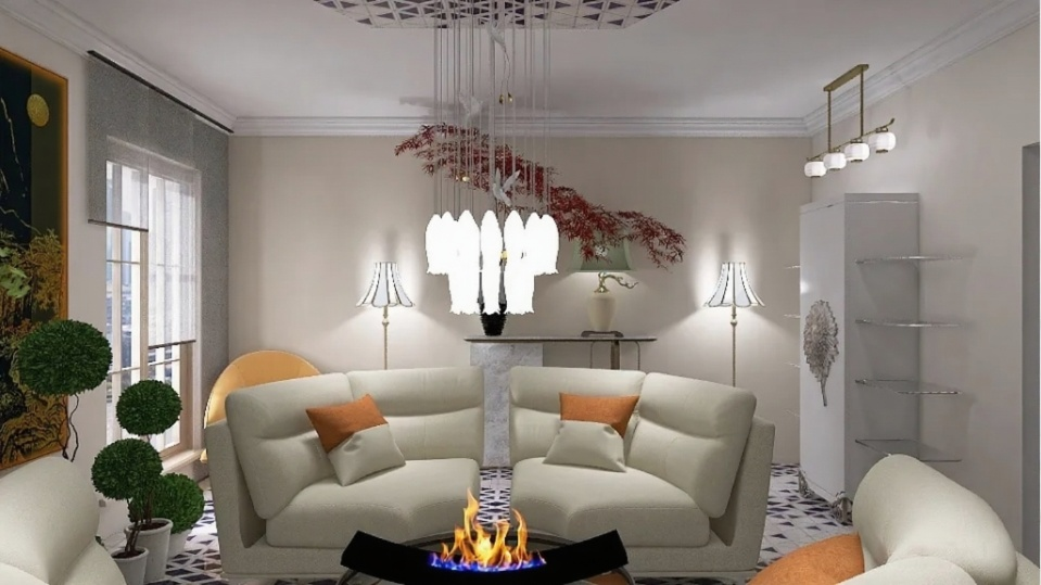 3D   концепция интерьера | Сетка — социальная сеть от hh.ru