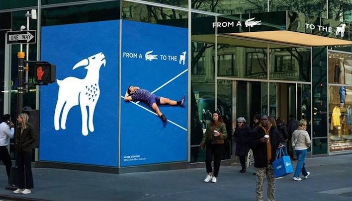 Lacoste временно меняет логотип с культового крокодила на козла
Временный логотип несет смысл сленгового выражения, популярного среди спортсменов — «GOAT», то есть «Greatest Of All Time» (Величайший и... | Сетка — социальная сеть от hh.ru