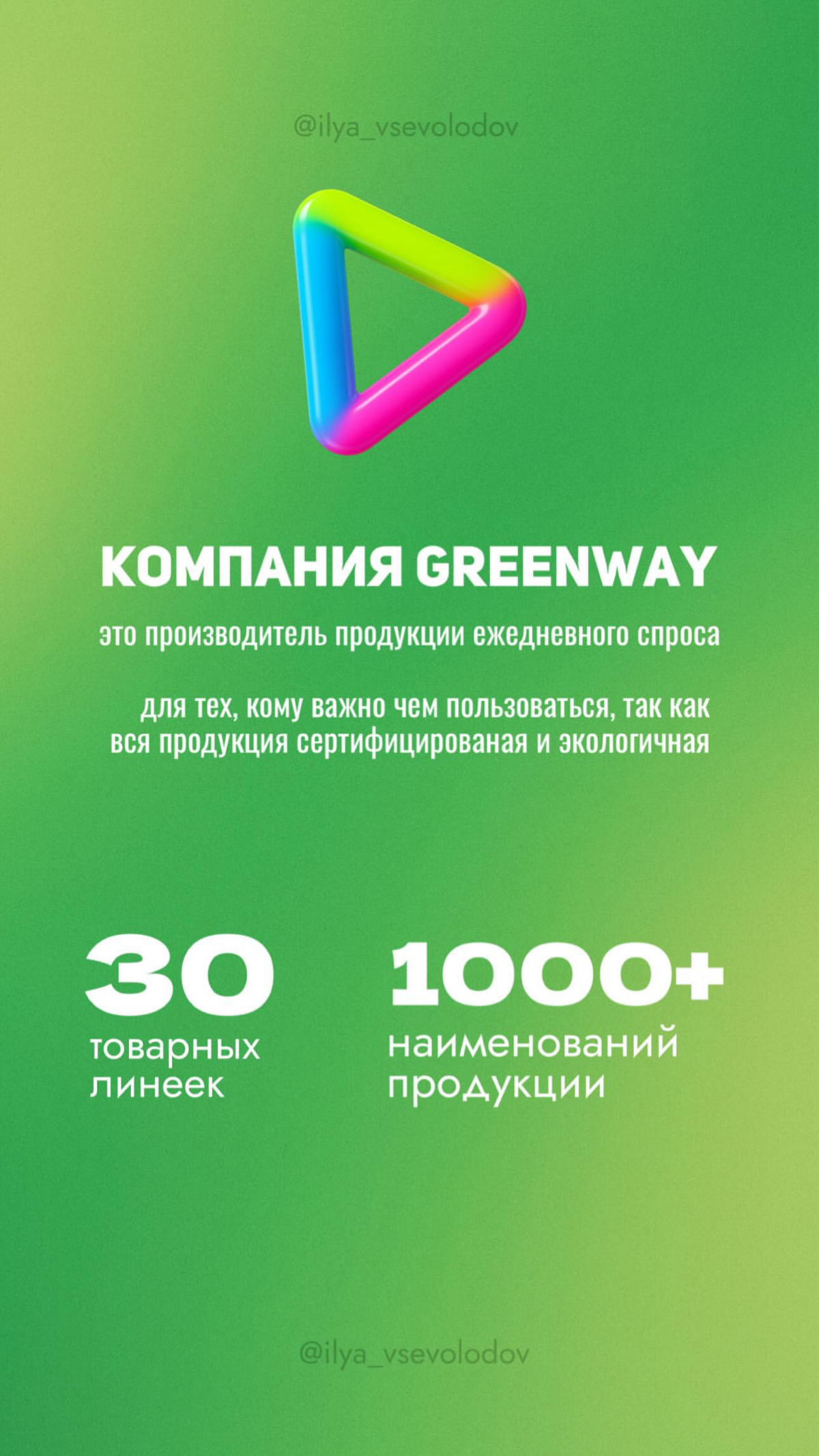 Приглашаю к сотрудничеству с компанией Greenway | Сетка — социальная сеть от hh.ru