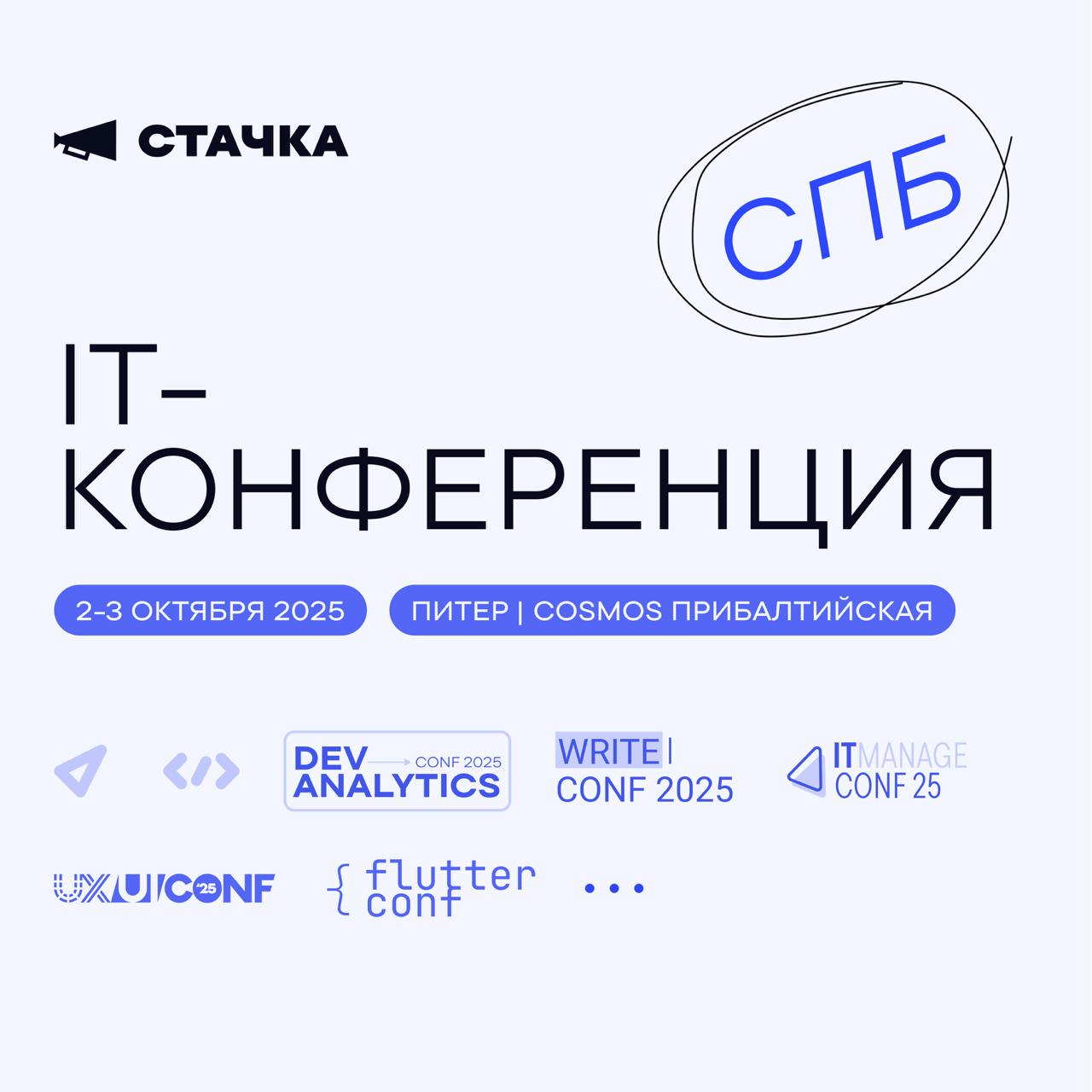 📅 PHP-разработка на XIV Международной IT-конференции «Стачка»
Когда: 2-3 октября
Где: в Санкт-Петербурге (Cosmos Прибалтийская)
Специально для PHP-разработчиков в составе Стачки пройдёт PHPDays
Ключев... | Сетка — социальная сеть от hh.ru