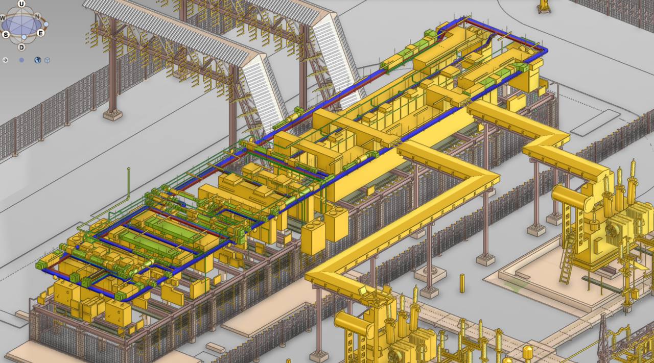 BIM/ТИМ модели объекта ПС-110/10 кВ (ГПП-1.РХА) РусХимАльянс | Сетка — социальная сеть от hh.ru