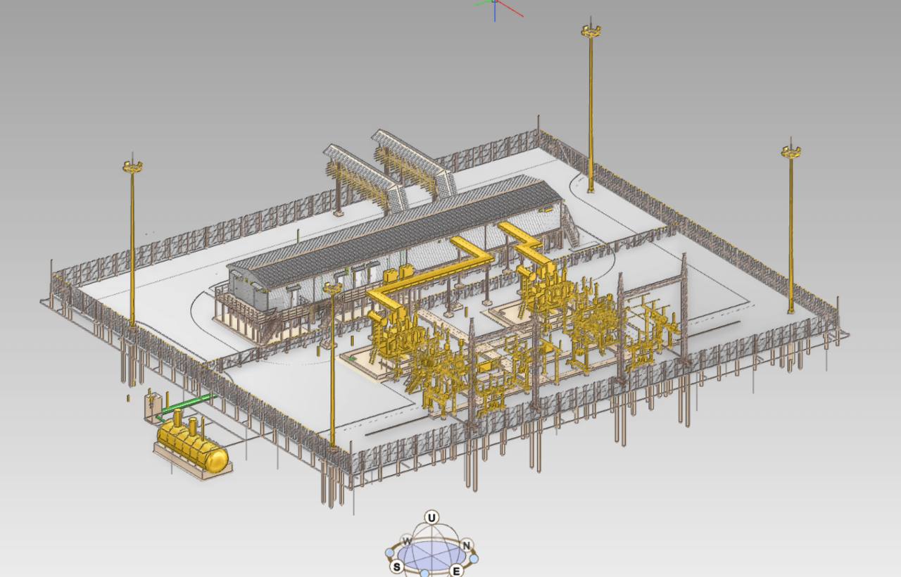 BIM/ТИМ модели объекта ПС-110/10 кВ (ГПП-1.РХА) РусХимАльянс | Сетка — социальная сеть от hh.ru
