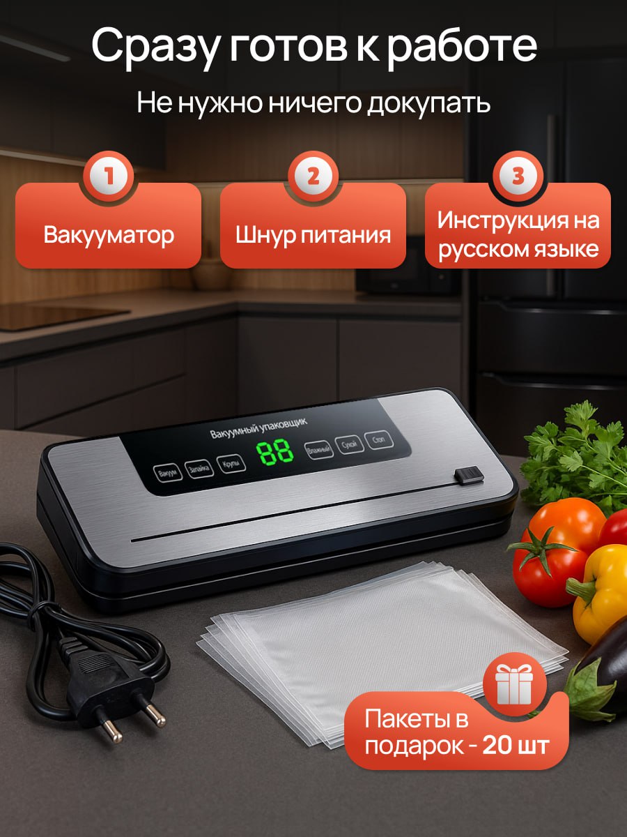 🍂 Осень — время заготовок.
Кто-то упаковывает грибы и варенье,
а я — новую серию карточек для WB.  
✨Главный ингредиент - вакууматор | Сетка — социальная сеть от hh.ru