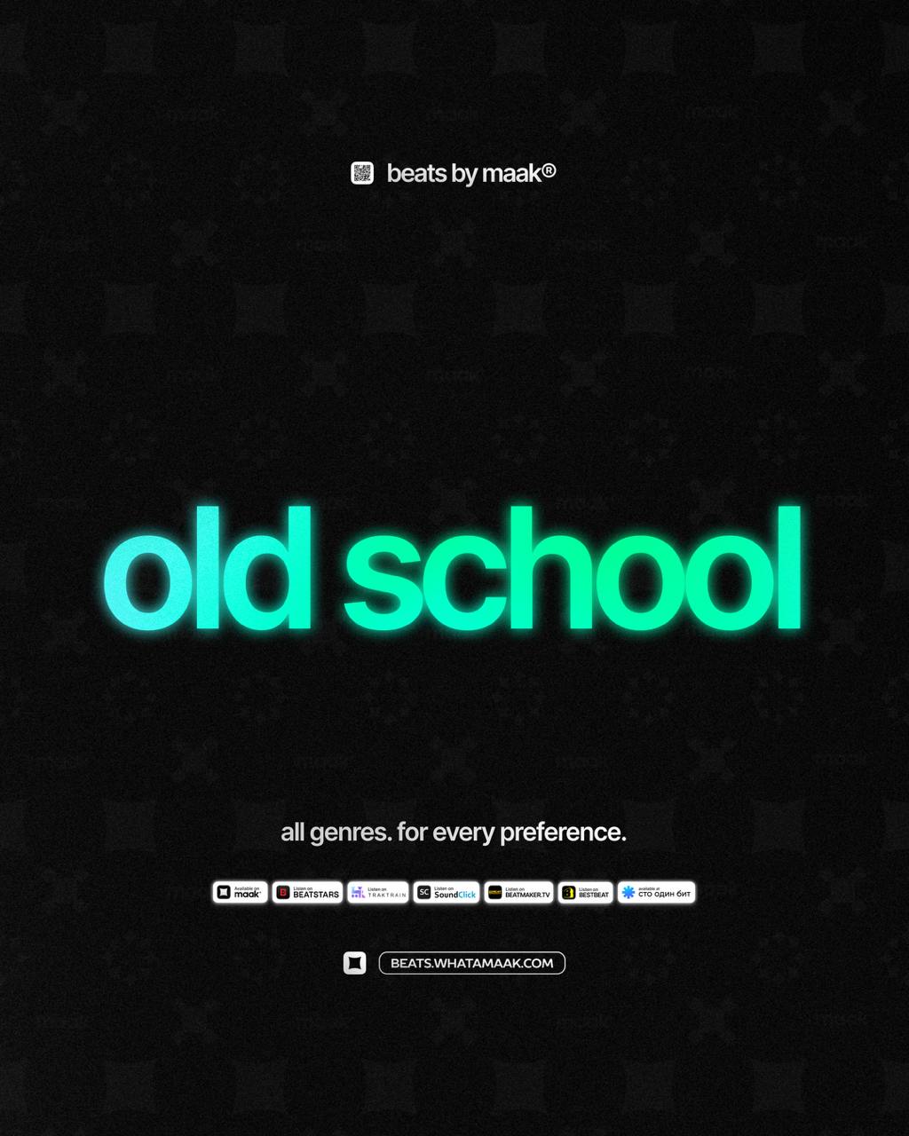 🎵 «Old School биты» ╳ от maak®
ℹ️ В нашем каталоге более 400 различных аранжировок, в самых популярных жанрах, на любой вкус и предпочтения | Сетка — социальная сеть от hh.ru