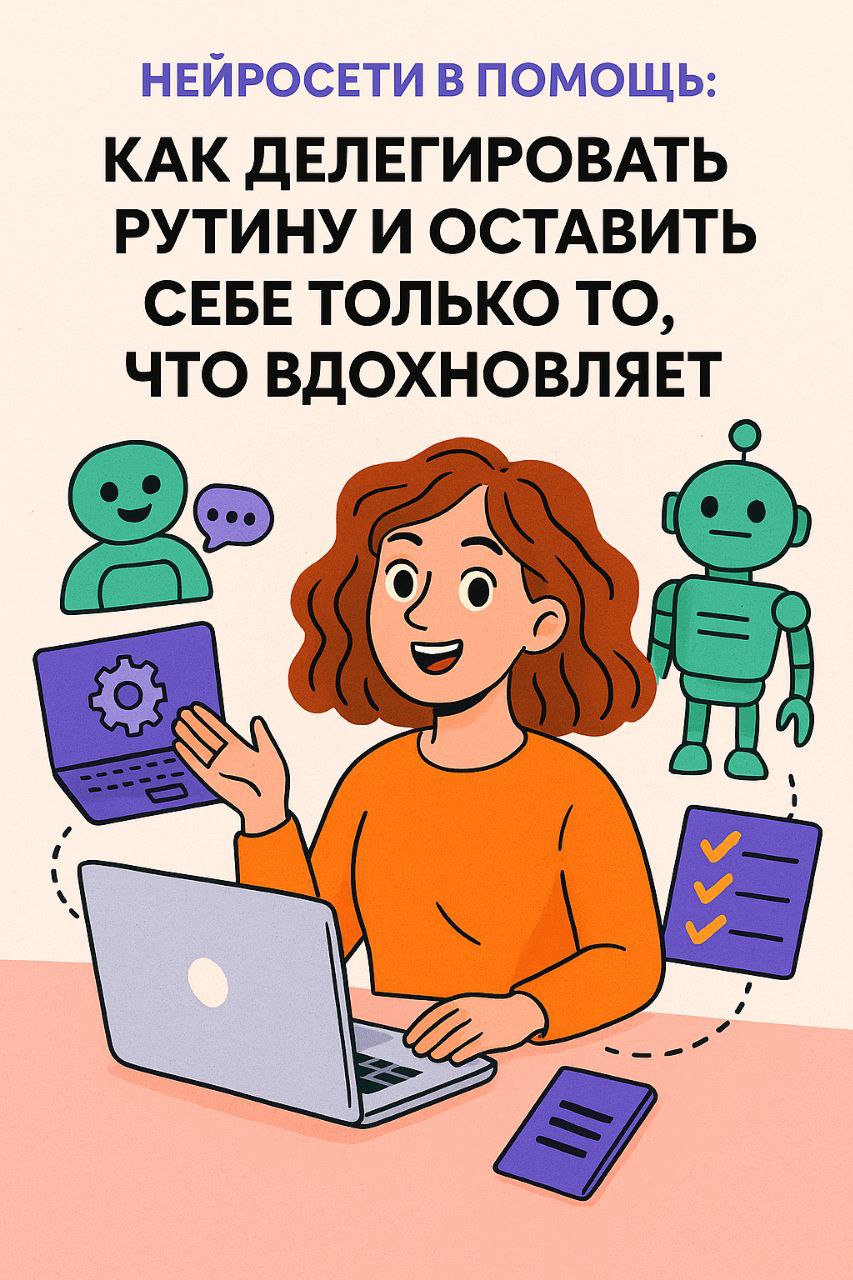 Нейросети в помощь: как делегировать рутину и оставить себе только то, что вдохновляет
Я всегда была за то, чтобы работать умнее, а не только усерднее, и именно здесь нейросети стали для меня спасение... | Сетка — социальная сеть от hh.ru