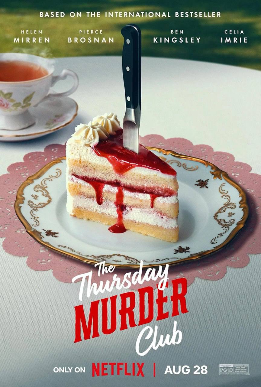 Идеальное кино для холодного осеннего вечер: The Thursday murder club (клуб убийств по четвергам) | Сетка — социальная сеть от hh.ru