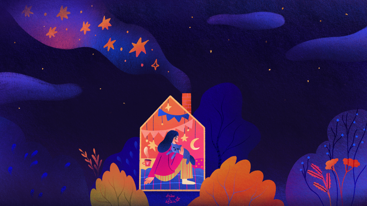 Нарисовала осенние обои✨ | Сетка — социальная сеть от hh.ru