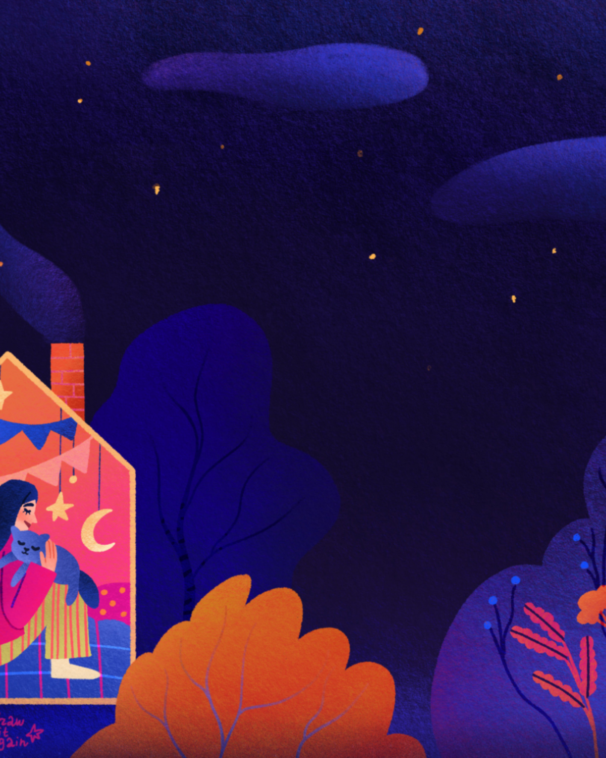 Нарисовала осенние обои✨ | Сетка — социальная сеть от hh.ru