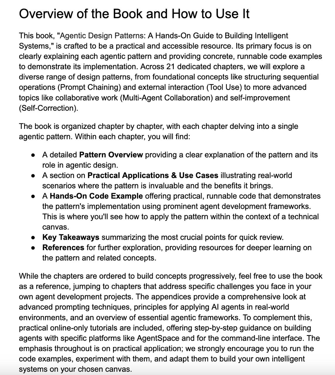 🔥 Бесплатная книга от инженера Google — Agentic Design Patterns
400 страниц про всё, что нужно знать об агентных системах. Автор — senior engineer в Google, выложил драфт для открытого ревью | Сетка — социальная сеть от hh.ru