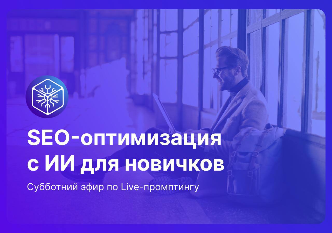 Друзья, привет!
В эту субботу в 11:00 проведём эфир по Live Prompting, посвящённый SEO-оптимизации сайта | Сетка — социальная сеть от hh.ru